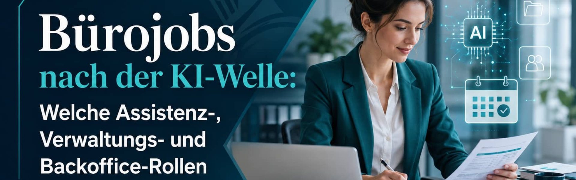 Bürojob der Zukunft: Warum Organisationstalent, KI-Verständnis und Kommunikation jetzt zusammengehören